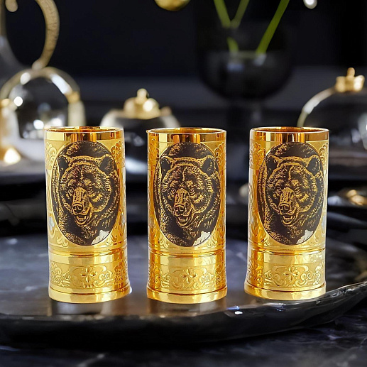 Набор стопок "Медведи". Златоуст