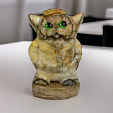 Подарочная скульптура "Кот в кепке"