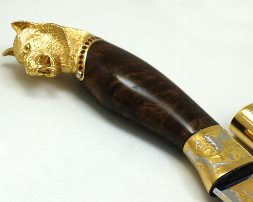 Нож "Волк" /в коробке/ № 2. Златоуст