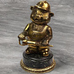 Бронзовая статуэтка «Медвежонок шахтер»