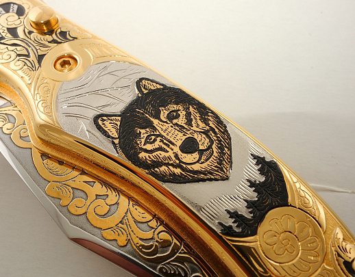 Нож складной "Волк" № 2