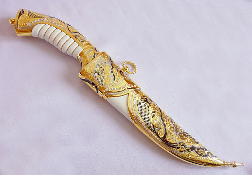 Нож "Султан Белый". Златоуст