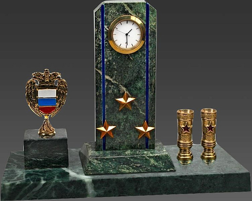 Подарочные часы «Погон с п/п и гербом ФСО» купить с доставкой Подарочные часы «Погон с п/п и гербом ФСО»