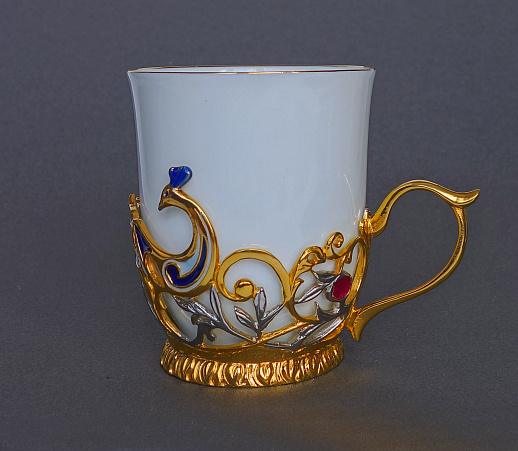 Кофейная чашка "Павлин"