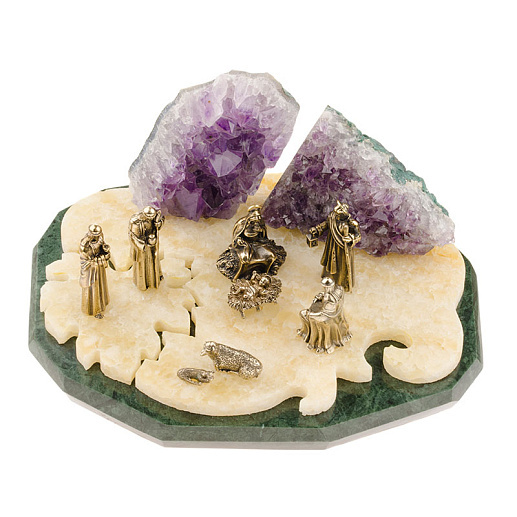 Бронзовая подарочная композиция "Рождество Христово"