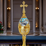 Яйцо-шкатулка "Золотой купол". Златоуст