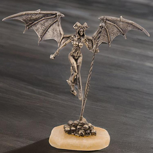 Бронзовая статуэтка "Суккуб" на камне