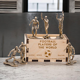 Бронзовый набор футболистов 6 шт