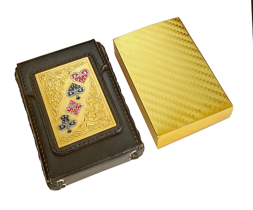 Кожаный чехол для карт. Златоуст