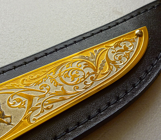 Сувенирный нож "Лошадь". Златоуст