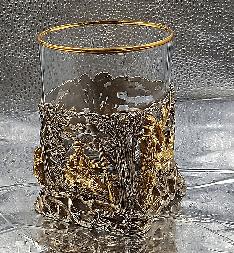 Подарочный бокал для виски  "Охота"