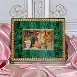 Малахитовая фоторамка