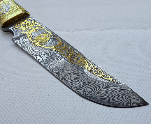 Нож "Сокол" №5 /дамаск/. Златоуст