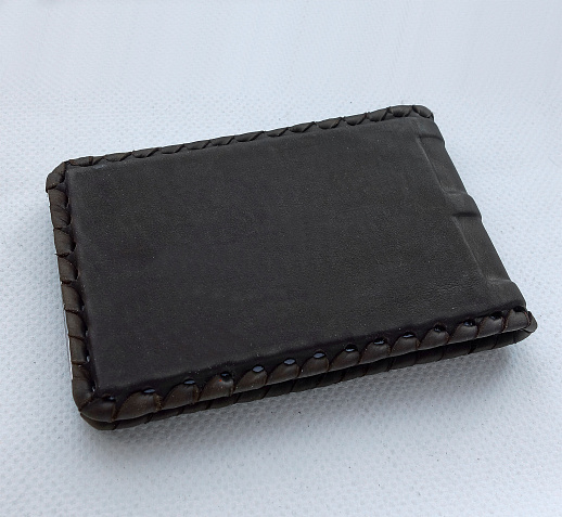 Кожаная визитница "Герб РФ" №3. Златоуст