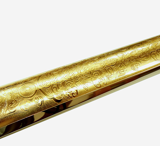 Интерьерная ложка для обуви "Мопс". Позолоченная