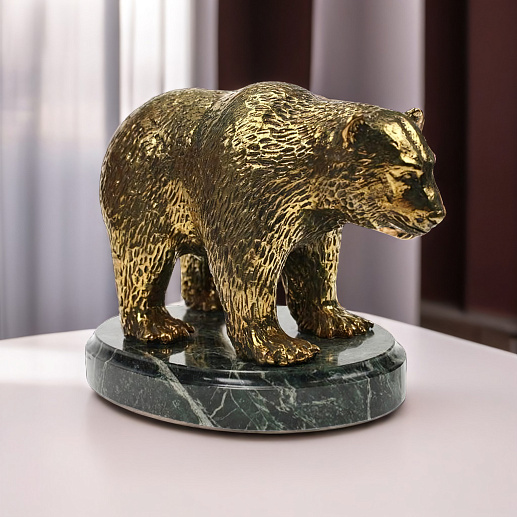 Бронзовая статуэтка «Большой медведь» купить с доставкой Бронзовая статуэтка «Большой медведь»