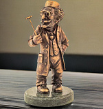 Бронзовая композиция "Врач-невролог"