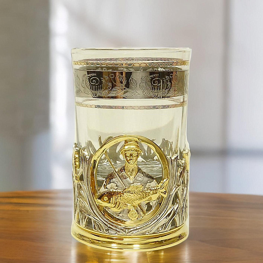 Подарочная стопка для водки  "Рыбак"