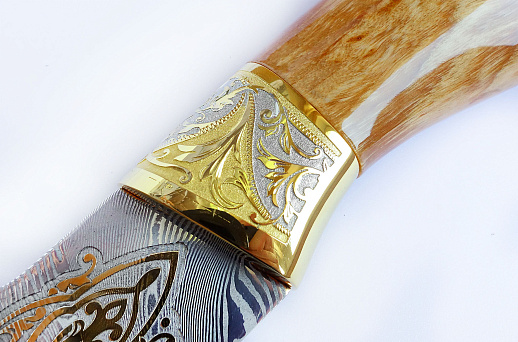 Нож "Орел" /дамаск/ №6. Златоуст