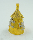 Бронзовый колокольчик "Мой дом - моя крепость"