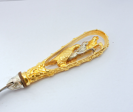 Набор шампуров "Охота". Позолота