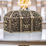 Сундук-шкатулка бронзовый большой