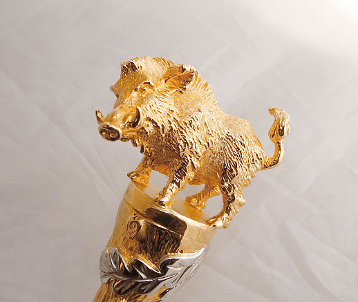 Интерьерная ложка для обуви Кабанчик