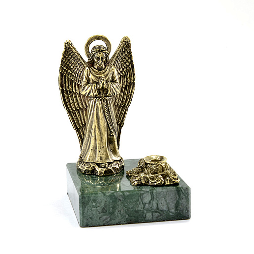 Статуэтка «Ангел. Большой» с подсвечником на камне купить с доставкой Статуэтка «Ангел. Большой» с подсвечником на камне