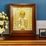 Икона Николая Чудотворца /в киоте/ №2. Златоуст