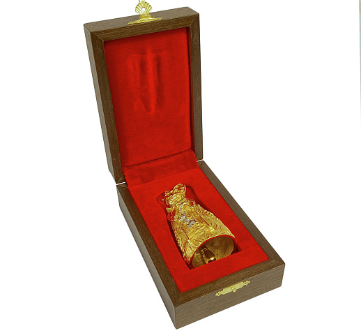 Бронзовый колокольчик "Теремок"