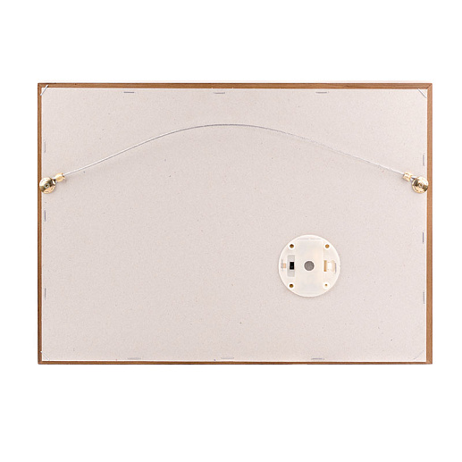 Бронзовая картина "Связь времён. Девушка с зонтиком" с росписью и подсветкой