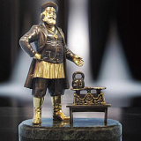 Бронзовая статуэтка "Торговец" (купец)