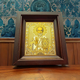 Икона Николая Чудотворца. Златоуст