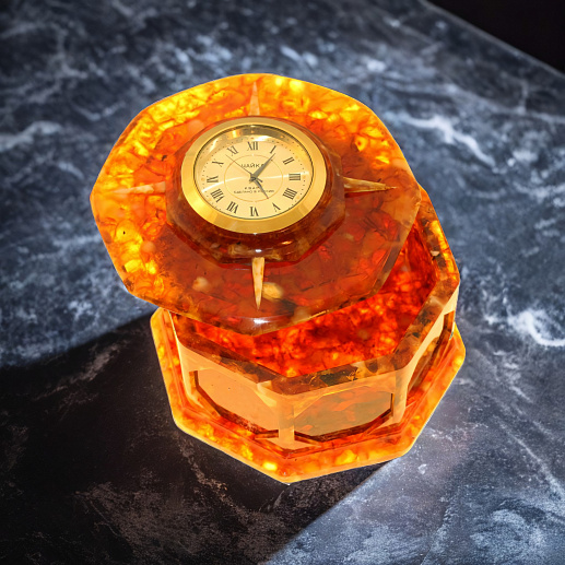 Оригинальная шкатулка из янтаря купить с доставкой Оригинальная шкатулка из янтаря