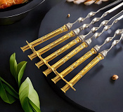 Набор шампуров "Медицинский". Позолота