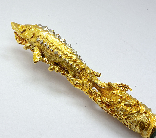 Набор шампуров "Рыбы". Позолота