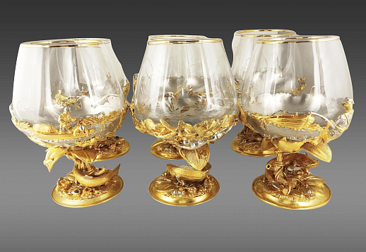 Подарочный набор для коньяка "На 6 персон" купить с доставкой Подарочный набор для коньяка "На 6 персон"