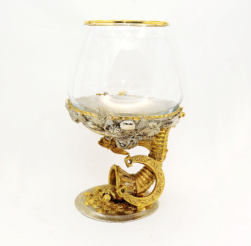 Подарочный бокал для коньяка "Рог изобилия"