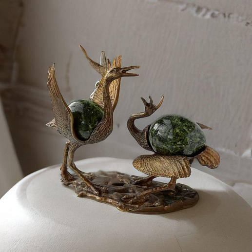 Бронзовая скульптура «Танцующие журавли» купить с доставкой Бронзовая скульптура «Танцующие журавли»