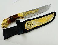 Нож "Ягуар" /дамаск/.№5 Златоуст