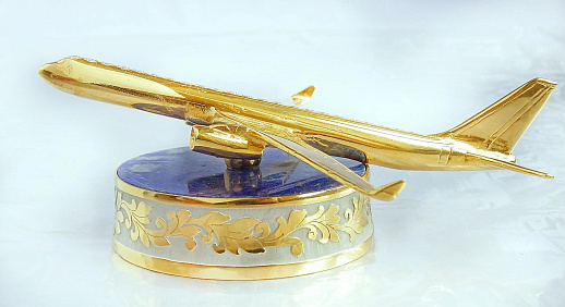 Сувенир "Самолет". Позолота купить с доставкой Сувенир "Самолет". Позолота