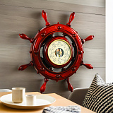 Штурвал сувенирный, барометр (8 ручек)