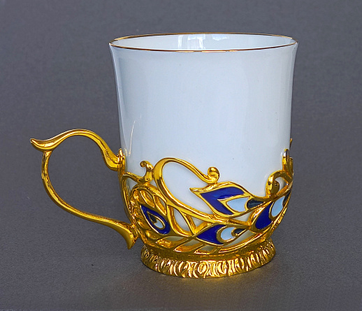 Кофейная чашка "Павлин"