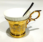 Кофейная чашка "Узор".№3  Златоуст
