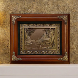 Деревянная ключница "Охота"