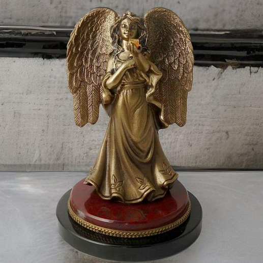Бронзовая статуэтка "Ангел добра" купить с доставкой Бронзовая статуэтка "Ангел добра"