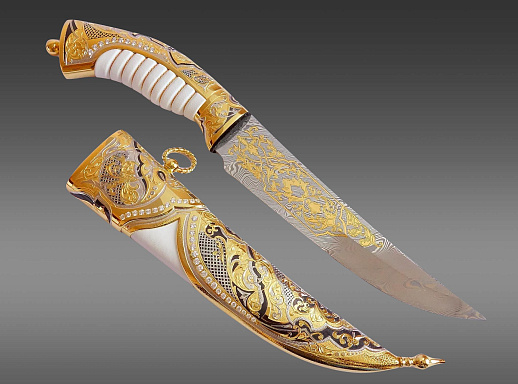 Нож "Султан Белый". Златоуст