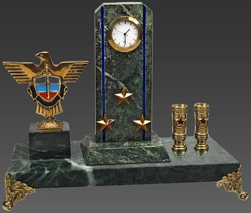 Подарочные часы «Погон с п/п и гербом Спецсвязи» купить с доставкой Подарочные часы «Погон с п/п и гербом Спецсвязи»