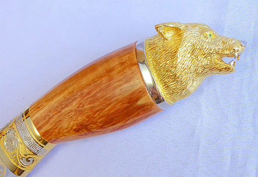 Нож «Волк на охоте» №8. Златоуст купить с доставкой Нож «Волк на охоте» №8. Златоуст