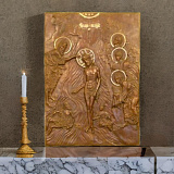 Бронзовая икона Крещение Господне